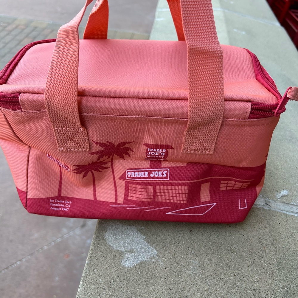 Trader Joe’s Mini Cooler in orange!! New with tag